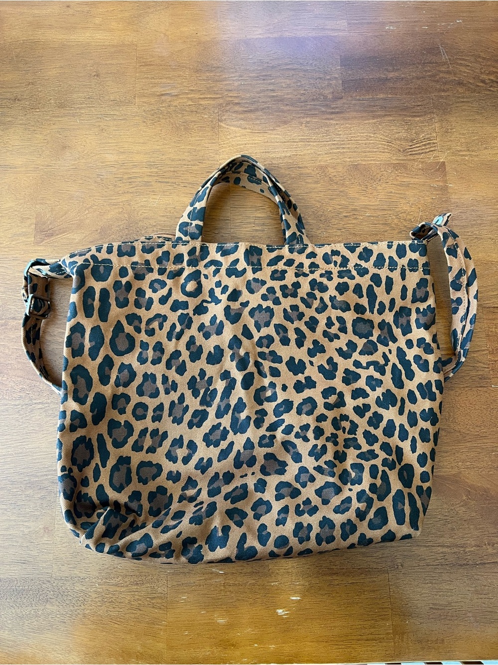 BAGGU Leopard Print Duck Bag